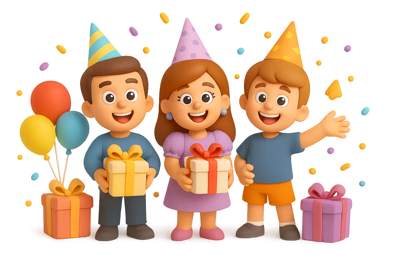 Весёлые анимационные поздравления для детей