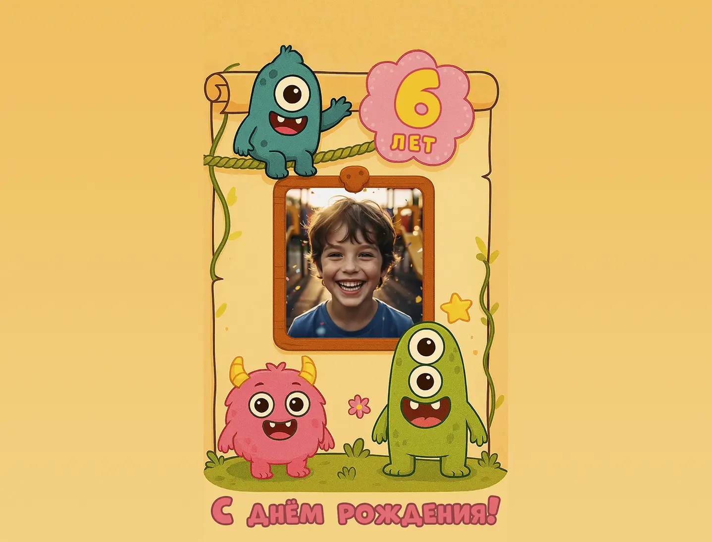 Поздравление с днём рождения мальчику 6 лет от монстриков