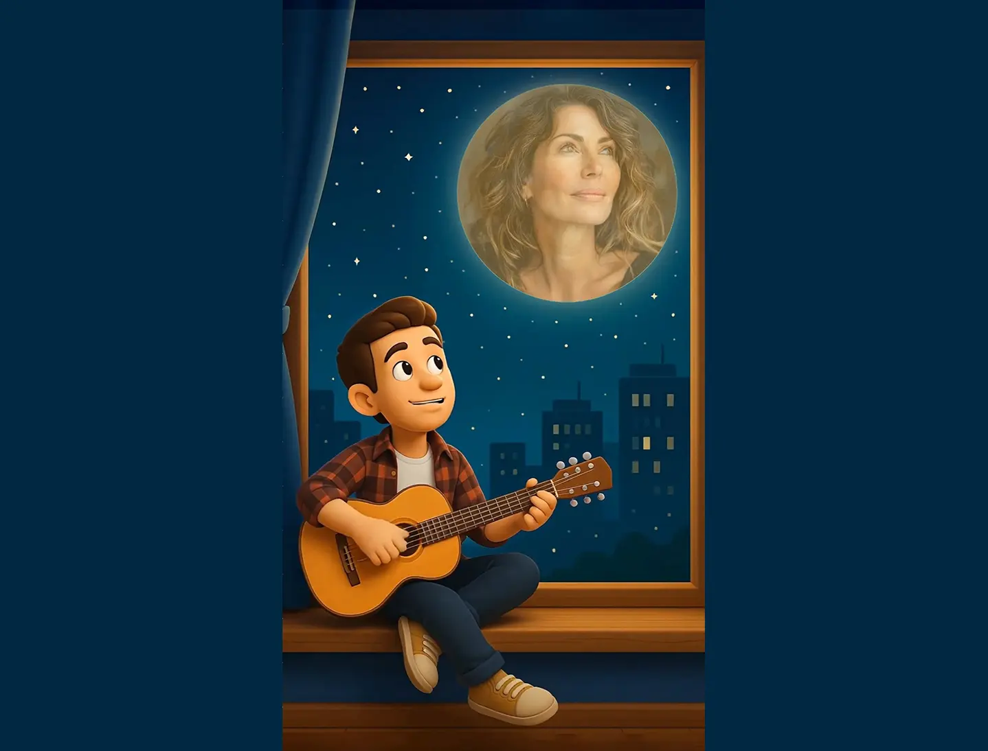 Посмотрите пример видео с этим стихом и создайте своё