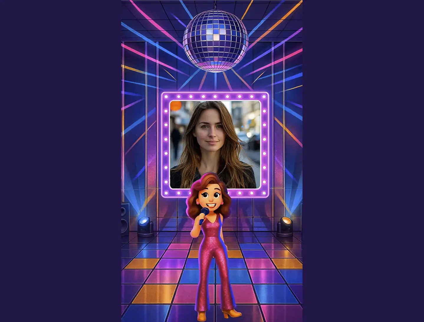 Посмотрите пример видео с этим стихом и создайте своё