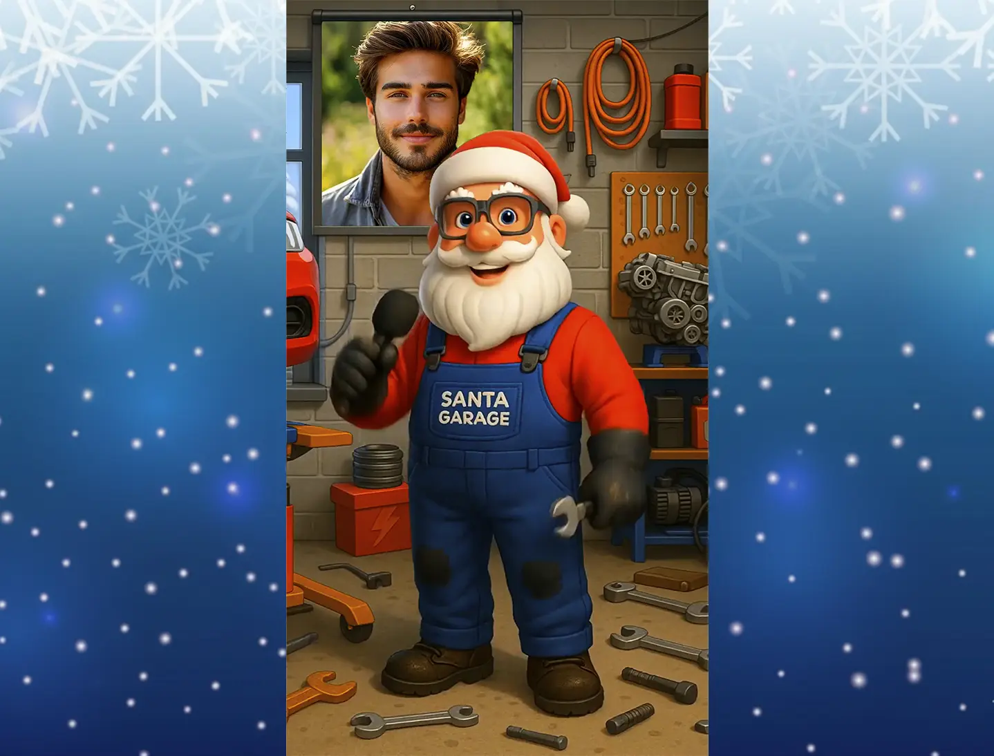 Видео поздравление с новым годом коллеге автомеханику