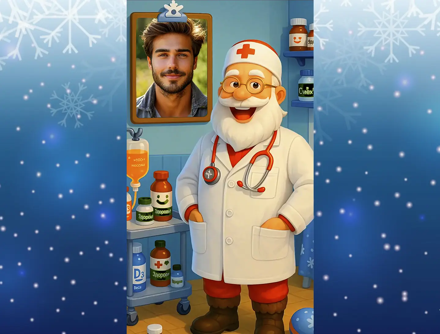 Видео поздравление с новым годом коллеге  мужчине врачу