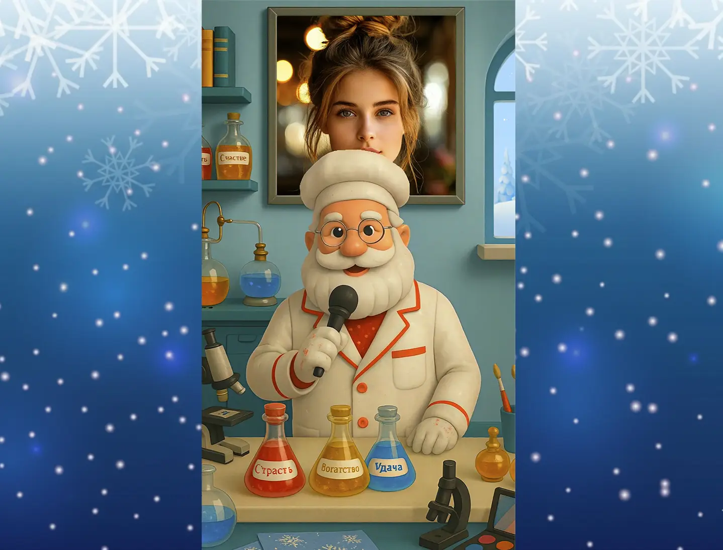 Прикольное поздравление с новым годом женщине ароматное