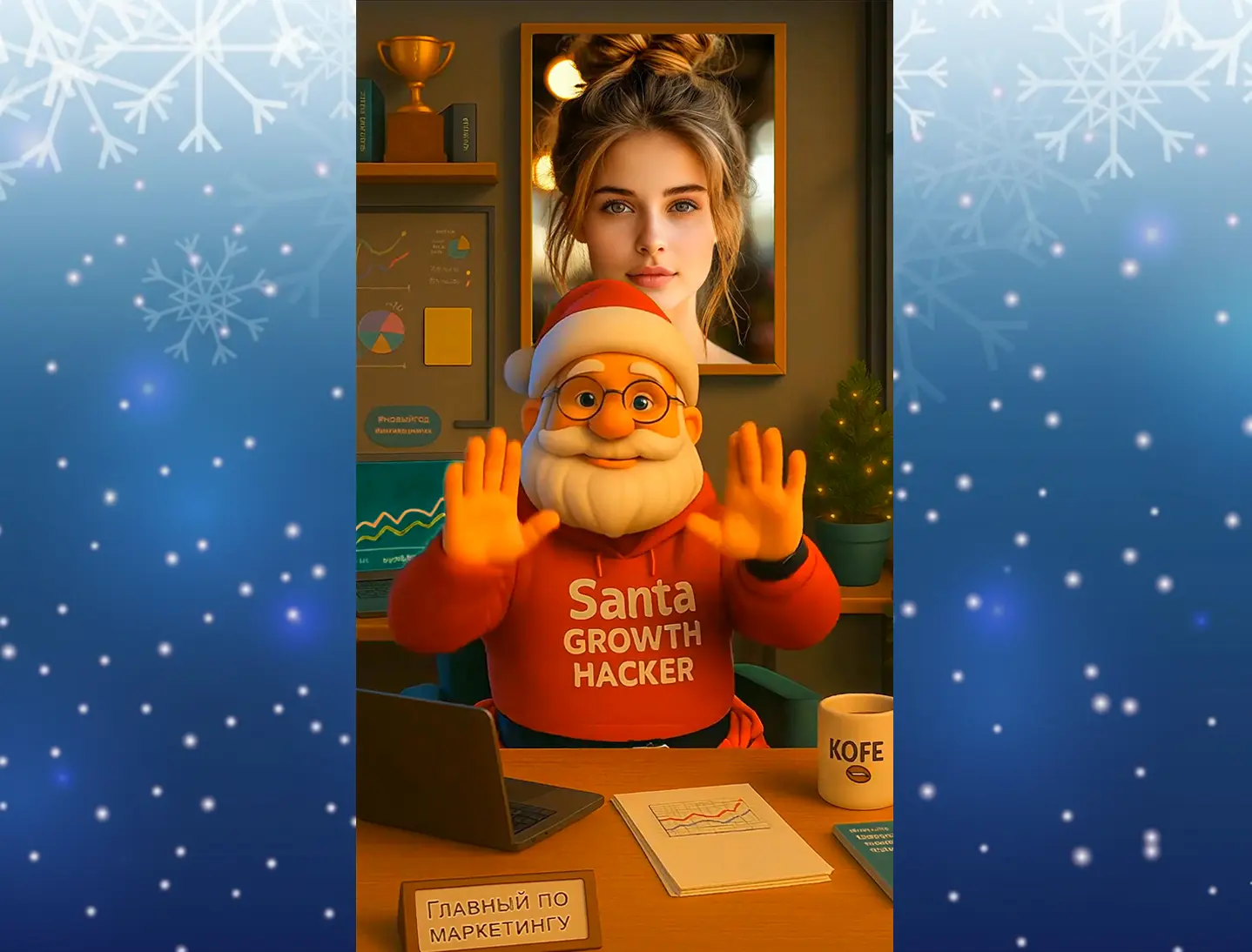 Видео поздравление с новым годом коллеге женщине маркетологу