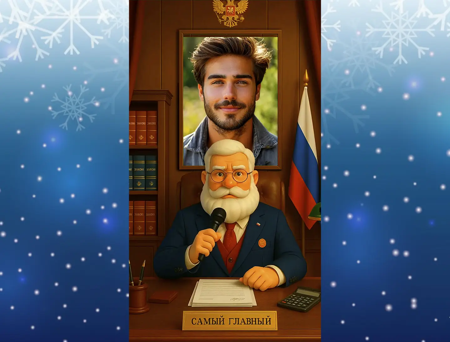 Видео поздравление с новым годом коллеге мужчине чиновнику