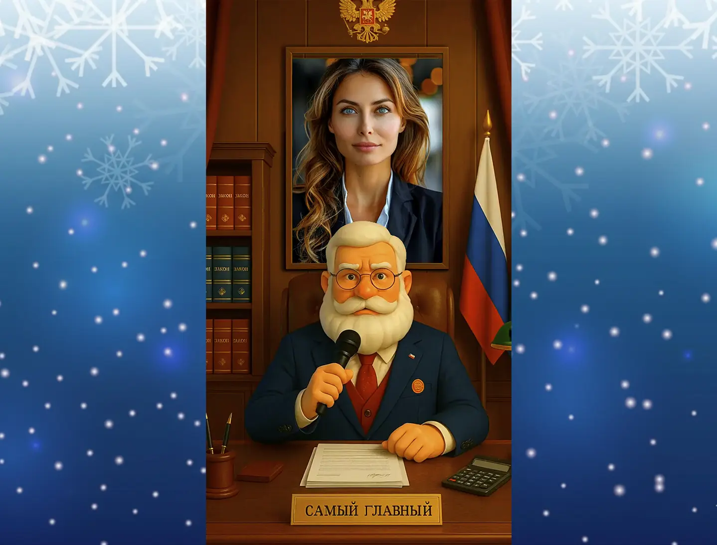 Видео поздравление с новым годом коллеге женщине чиновнице