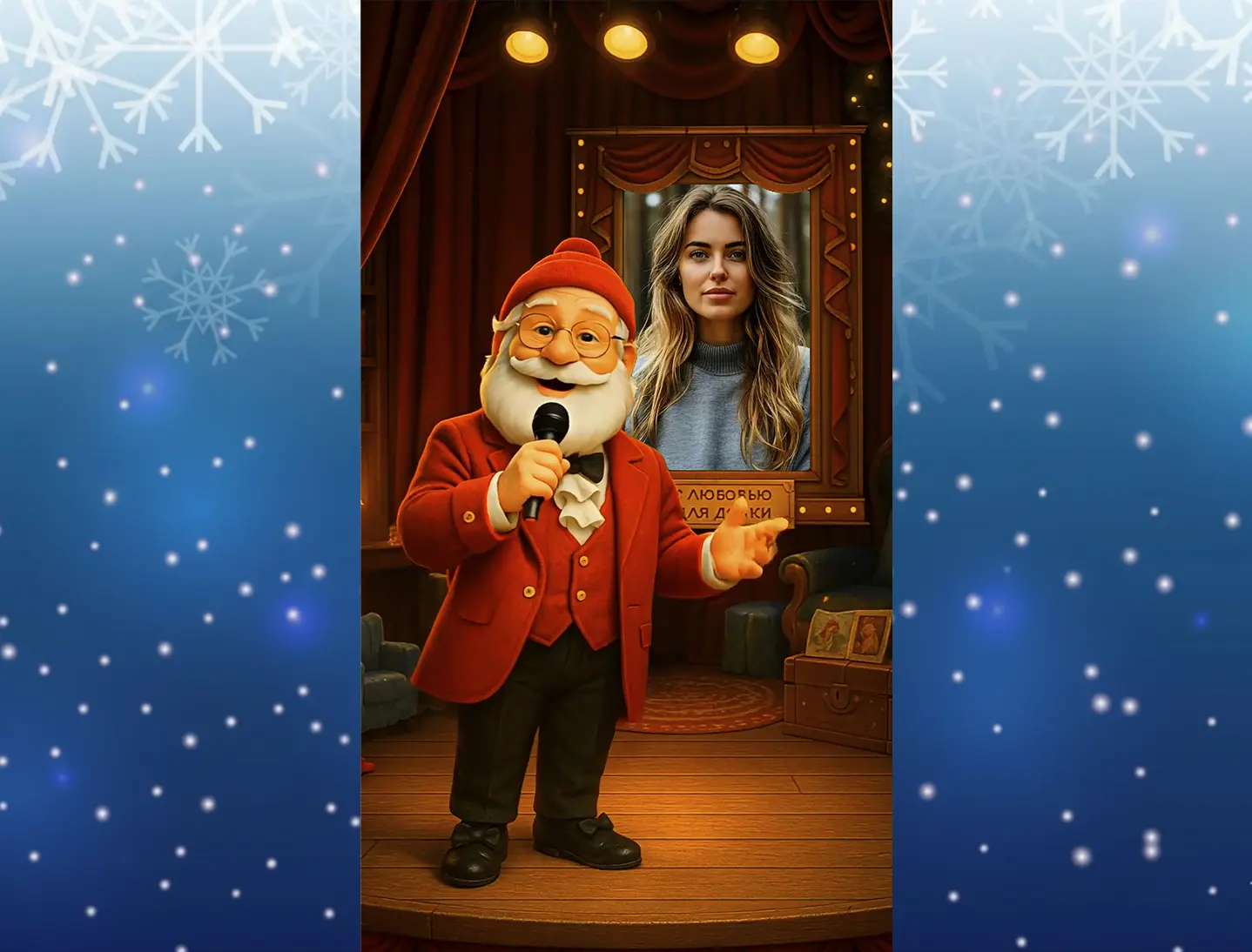 Поздравление с новым годом женщине. Дочке от папы