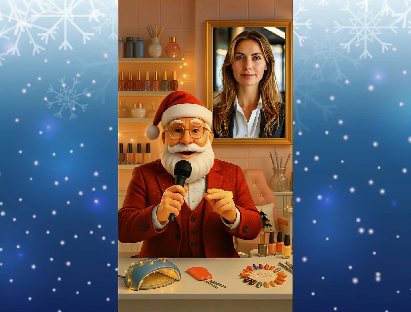 Прикольное поздравление с новым годом женщине маникюрщице